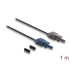 Delock Fibre Optic Plastic POF Cable HFBR 4503-4513Z Simplex male to Simplex male 1 m