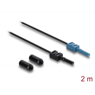 Delock Fibre Optic Plastic POF Cable HFBR 4531-4533Z Simplex male to Simplex male 2 m