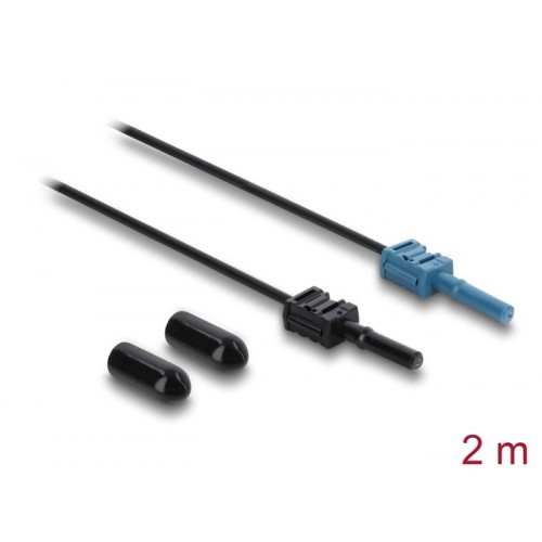 Delock Fibre Optic Plastic POF Cable HFBR 4531-4533Z Simplex male to Simplex male 2 m