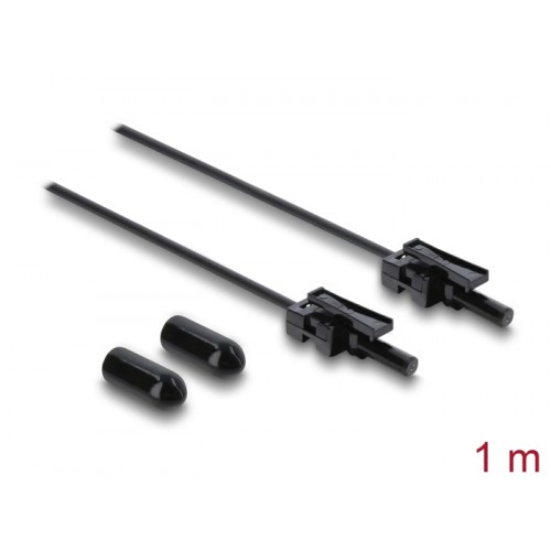 Delock Fibre Optic Plastic POF Cable HFBR 4532-4532Z Simplex male to Simplex male 1 m