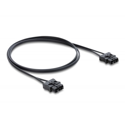 Delock Fibre Optic Plastic POF Servo Connection Cable male to male diameter 2.2 mm 1 m black 2