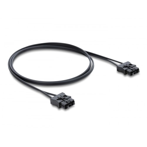 Delock Fibre Optic Plastic POF Servo Connection Cable male to male diameter 2.2 mm 1 m black