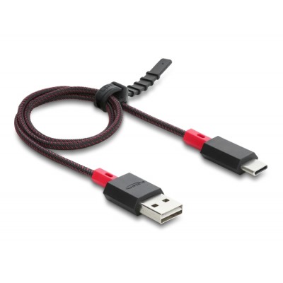 Delock EASY-USB 2.0 Cable Type-A male to USB Type-C™ male 0.5 m black 2