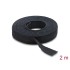 Delock Hook-and-loop tape on roll L 2 m x W 13 mm black