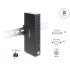 Delock Industry Hub 10 x USB 5 Gbps Type-A with 8 kV ESD protection and DIN rail mounting