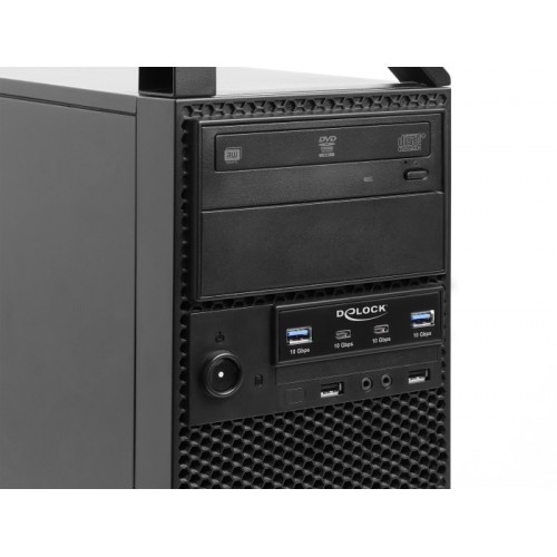 Delock Front Panel 3.5″ USB 10 Gbps 2 x USB Type-C™ + 2 x USB Type-A
