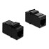 Delock Keystone Module Coupler RJ14 jack to RJ14 jack Cat.3 plastic black