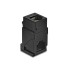 Delock Keystone Module Coupler RJ14 jack to RJ14 jack Cat.3 90° angled plastic black
