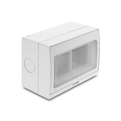 Delock Easy 45 Surface-mounted Housing IP55 waterproof 4 Port