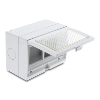 Delock Easy 45 Surface-mounted Housing IP55 waterproof 4 Port 2
