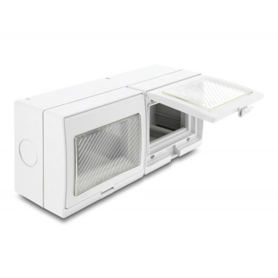 Delock Easy 45 Surface-mounted Housing IP55 waterproof 6 Port