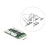 Delock Mini PCIe I/O full size Card to 8 x Serial RS-232 DB9 with Standard and Low Profile slot brackets