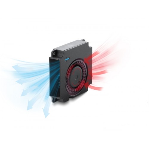 Delock Radial Fan / Blower Fan 12 V DC 40 x 40 x 10 mm with 3 pin fan connector, black