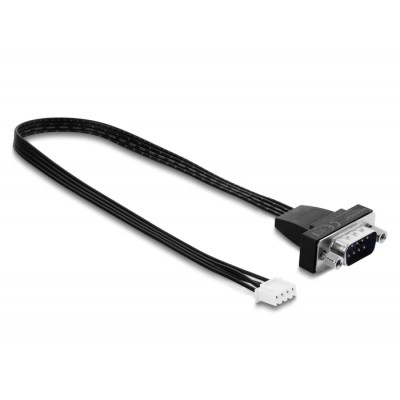 Delock Serial RS-232 Connection Cable D-Sub 9 pin male to JST XH 4 pin header female 25 cm 2
