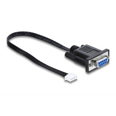 Delock Serial RS-232 Connection Cable D-Sub 9 female to JST XH 4 pin header female 25 cm 2