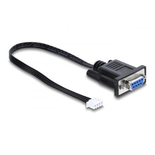 Delock Serial RS-232 Connection Cable D-Sub 9 female to JST XH 4 pin header female 25 cm