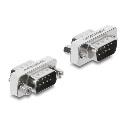 Delock D-Sub 9 pin CAN Bus Adapter male to male 120 ohms resistor