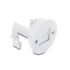 Delock Cable Bushing with brush for wall mounting / desktop mounting white