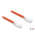 Delock RJ45 Network Cable Cat.8.1 S/FTP 3 m up to 40 Gbps orange