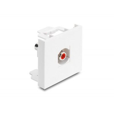 Delock Easy 45 Module RCA female to RCA female red / white