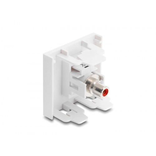 Delock Easy 45 Module RCA female to RCA female red / white