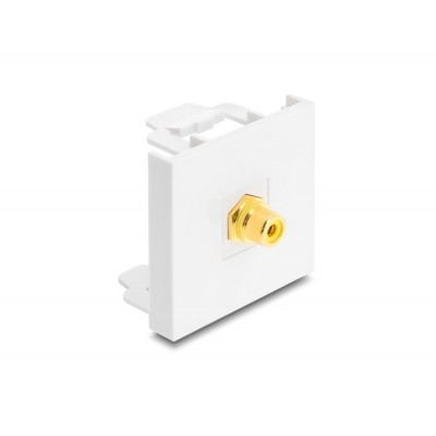 Delock Easy 45 Module RCA female to RCA female gold plated yellow / white