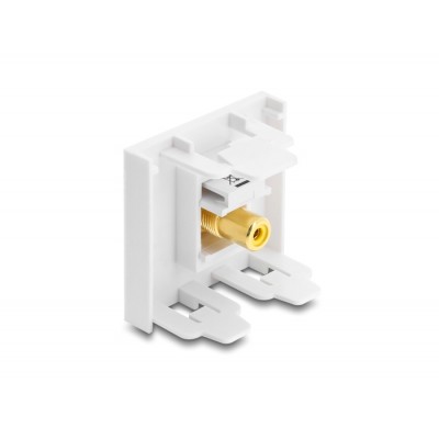 Delock Easy 45 Module RCA female to RCA female gold plated yellow / white 2