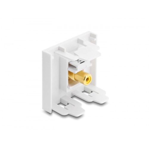 Delock Easy 45 Module RCA female to RCA female gold plated yellow / white
