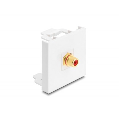 Delock Easy 45 Module RCA female to RCA female gold plated red / white