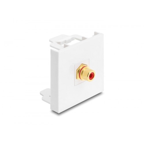 Delock Easy 45 Module RCA female to RCA female gold plated red / white