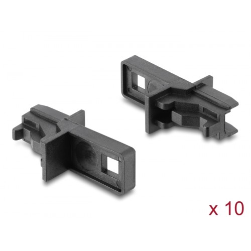 Delock Dust Cover for E2000 Simplex jack 10 pieces black