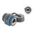 Delock Cable Connector RJ45 jack to RJ45 jack Cat.6A with M23.5 x 1.5 mm thread and protective cap IP68 dust and waterproof grey