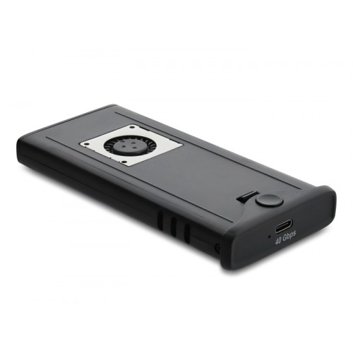 Delock USB Type-C™ 40 Gbps Enclosure for 1 x M.2 NVMe PCIe SSD with fan - tool free