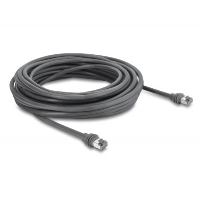 Delock RJ45 Patch Cable Cat.6 compatible with Starlink Gen3 - 10 m grey 2