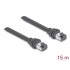 Delock RJ45 Patch Cable Cat.6 compatible with Starlink Gen3 - 15 m grey