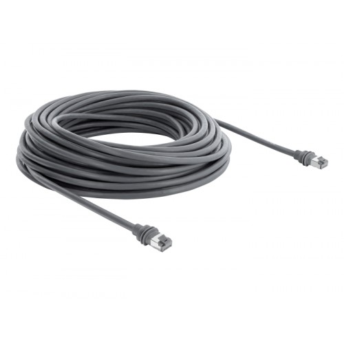 Delock RJ45 Patch Cable Cat.6 compatible with Starlink Gen3 - 15 m grey