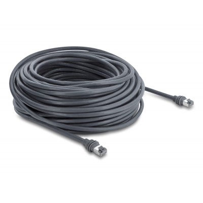 Delock RJ45 Patch Cable Cat.6 compatible with Starlink Gen3 - 20 m grey 2