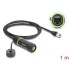 Delock Cable RJ45 plug to RJ45 jack Cat.6 for installation with M20 x 1.5 mm thread and housing compatible with Starlink IP68 du