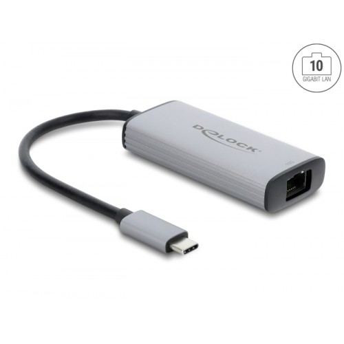 Delock USB Type-C™ Network Adapter 10 Gigabit LAN 1 x RJ45