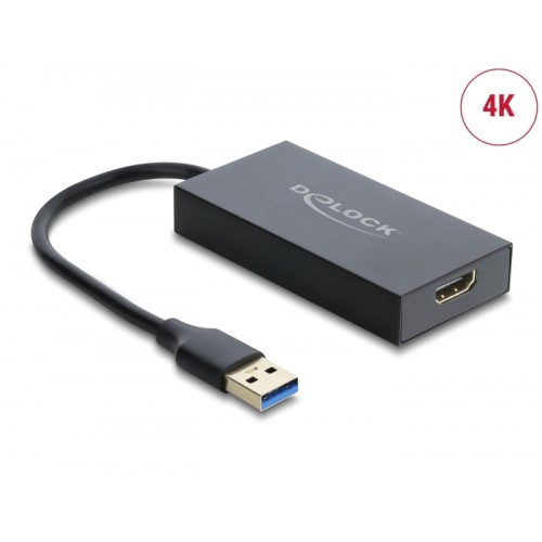 Delock Adapter USB Type-A male to HDMI female 4K
