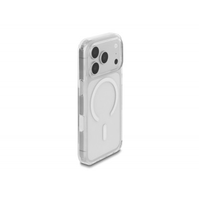 Delock Protective Case for iPhone 17 Pro compatible with MagSafe clear-white 2