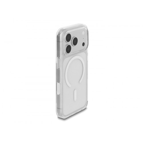Delock Protective Case for iPhone 17 Pro compatible with MagSafe clear-white