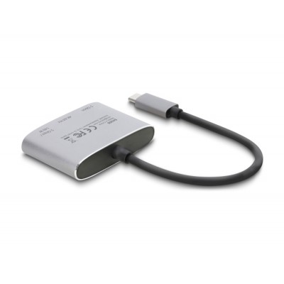 Delock USB Type-C™ Adapter to HDMI 4K 60 Hz with USB Type-A and USB Type-C™ PD 3.1 140 W 2
