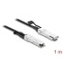 Delock Twinax Cable QSFP+ male to QSFP+ male 40 Gbps 1 m