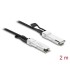Delock Twinax Cable QSFP+ male to QSFP+ male 40 Gbps 2 m