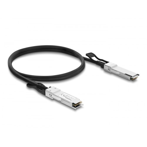 Delock Twinax Cable QSFP+ male to QSFP+ male 40 Gbps 2 m