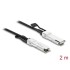 Delock Twinax Cable QSFP28 male to QSFP28 male 100 Gbps 2 m
