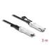 Delock Twinax Cable QSFP28 male to QSFP28 male 100 Gbps 3 m