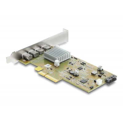 Delock PCI Express x4 Card to 2 x external USB Type-C™ 40 Gbps (DP Alt Mode) female – Low Profile Form Factor 2