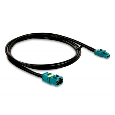 Delock Cable Mini FAKRA Z jack dual to Mini FAKRA Z plug dual 2